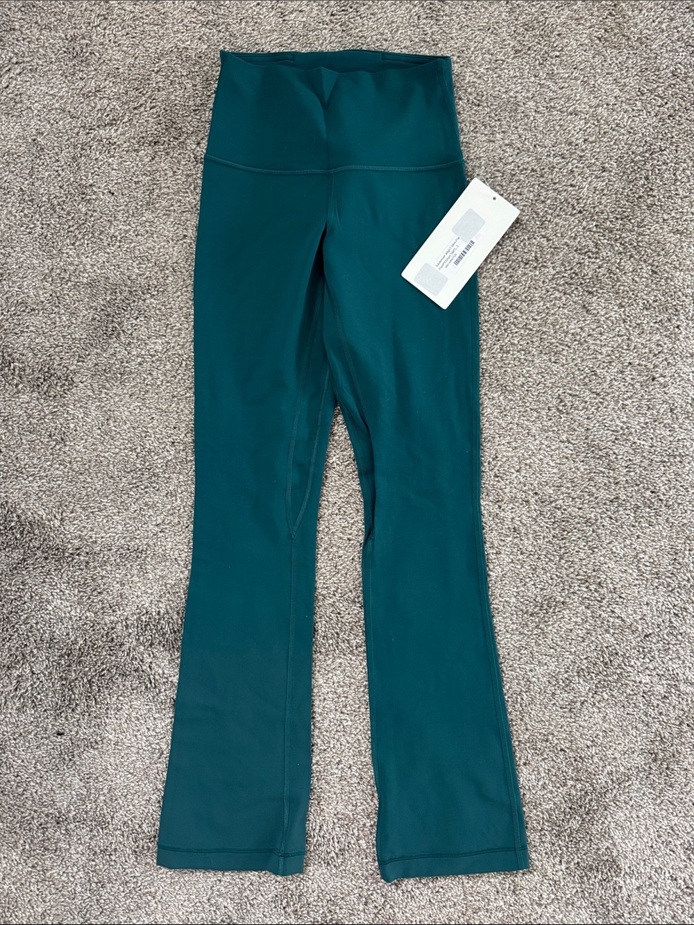 lululemon athletica High-Rise Storm Teal Mini Flare Leggings XShort Size 2